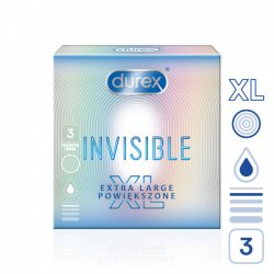 Durex Invisible XL 3ks - 11/2024