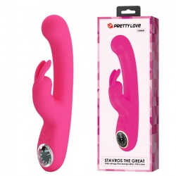 Pretty Love Lamar Stavros The Great Rabbit G-Spot Vibrator Pink